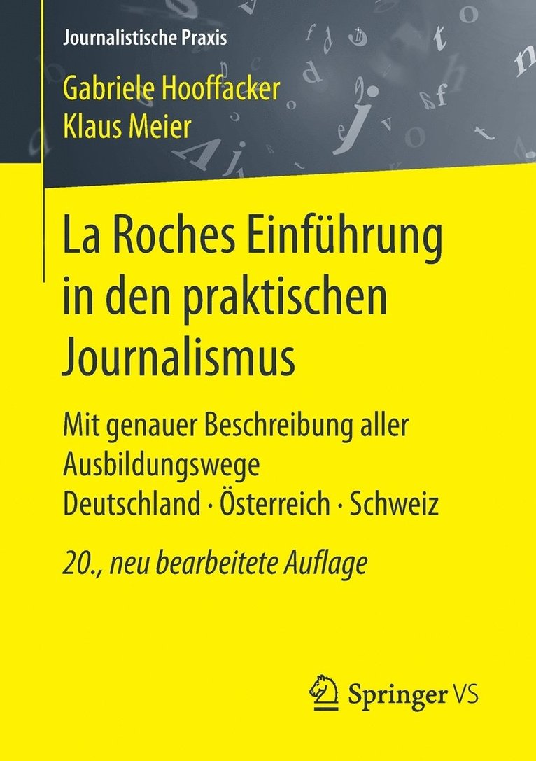 La Roches Einfhrung in den praktischen Journalismus 1