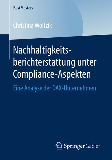 bokomslag Nachhaltigkeitsberichterstattung unter Compliance-Aspekten