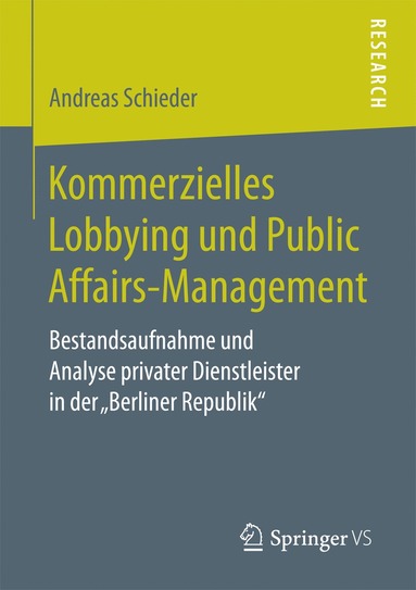 bokomslag Kommerzielles Lobbying und Public Affairs-Management