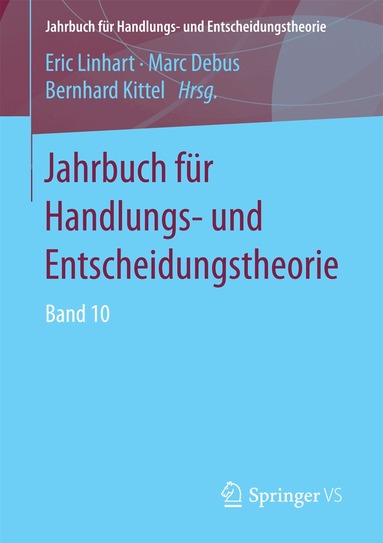 Eric Linhart, Marc Debus, Bernhard Kittel - Jahrbuch für Handlungs- und Entscheidungstheorie, Häftad