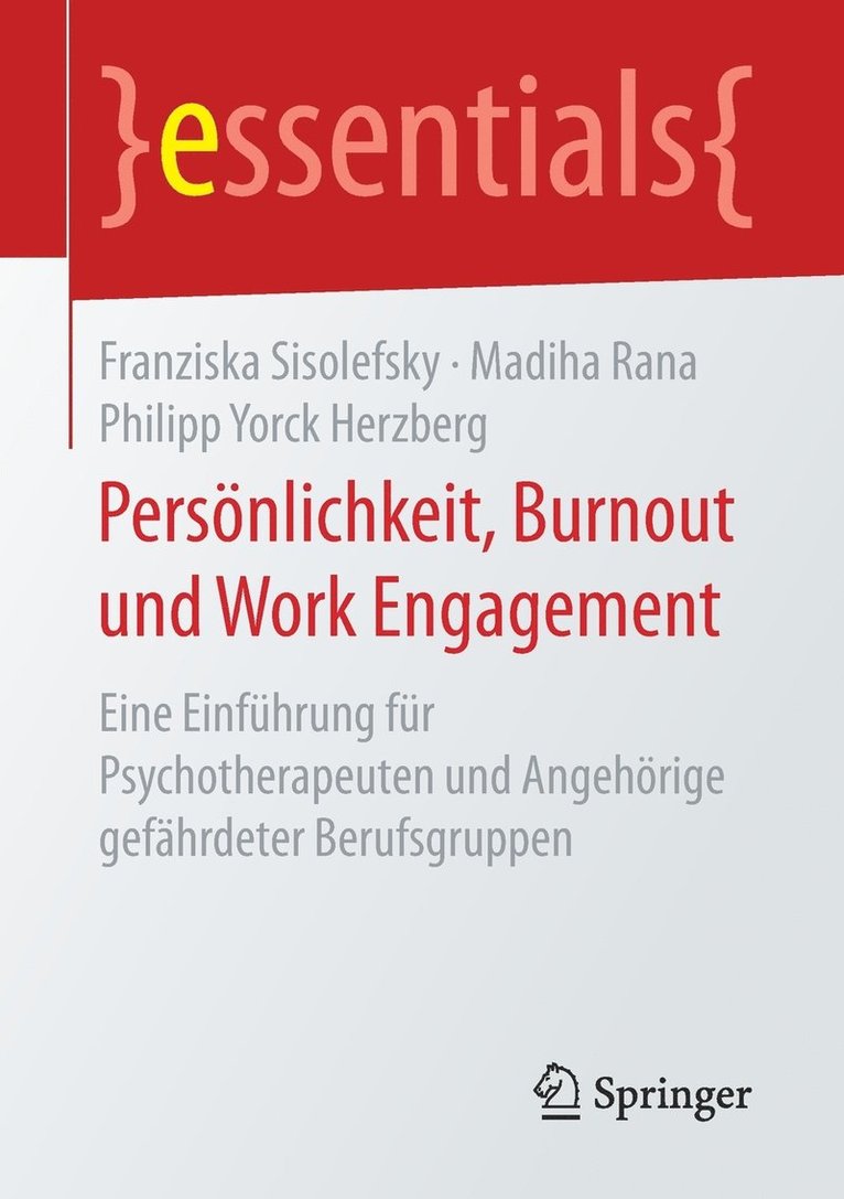 Persnlichkeit, Burnout und Work Engagement 1