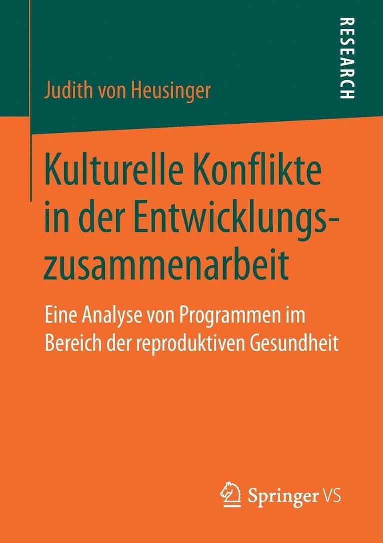 Kulturelle Konflikte in der Entwicklungszusammenarbeit 1