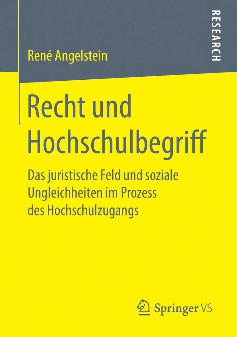 Recht und Hochschulbegriff 1