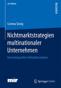 bokomslag Nichtmarktstrategien multinationaler Unternehmen