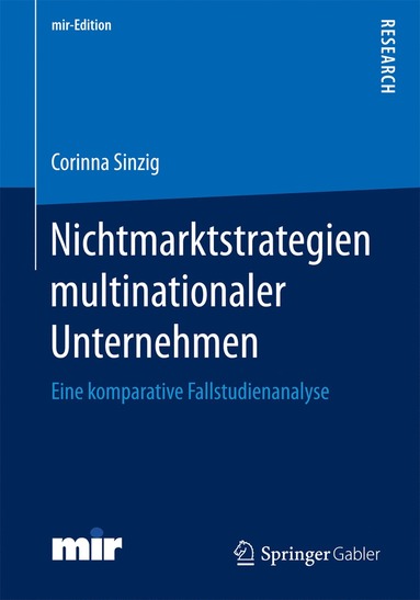 bokomslag Nichtmarktstrategien multinationaler Unternehmen