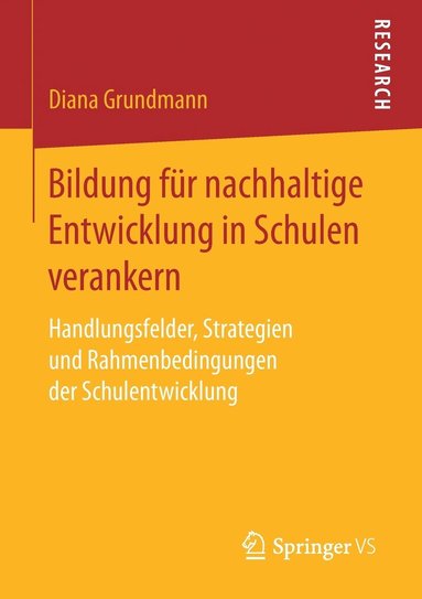 bokomslag Bildung fr nachhaltige Entwicklung in Schulen verankern