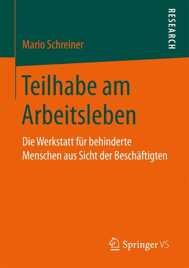 bokomslag Teilhabe am Arbeitsleben