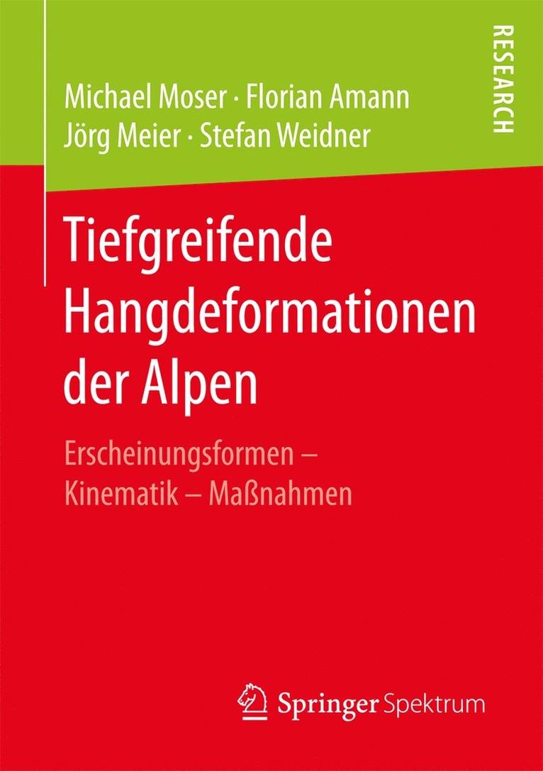 Tiefgreifende Hangdeformationen der Alpen 1