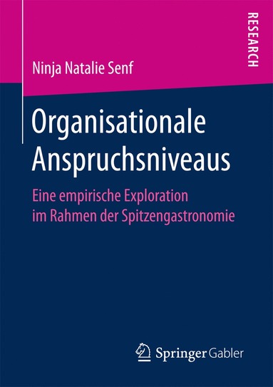 bokomslag Organisationale Anspruchsniveaus