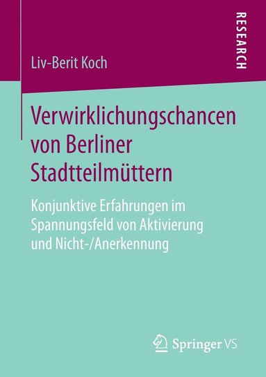bokomslag Verwirklichungschancen von Berliner Stadtteilmüttern