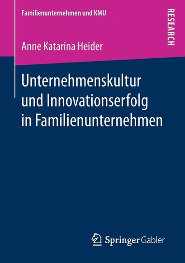 bokomslag Unternehmenskultur und Innovationserfolg in Familienunternehmen