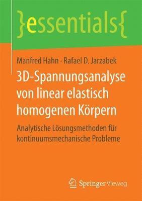 bokomslag 3D-Spannungsanalyse von linear elastisch homogenen Krpern