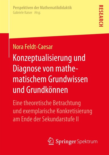 Nora Feldt-Caesar - Konzeptualisierung und Diagnose von mathematischem Grundwissen und Grundkönnen, Häftad