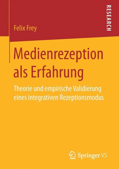 bokomslag Medienrezeption als Erfahrung