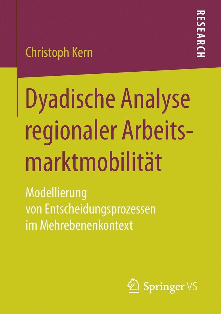 Dyadische Analyse regionaler Arbeitsmarktmobilitt 1