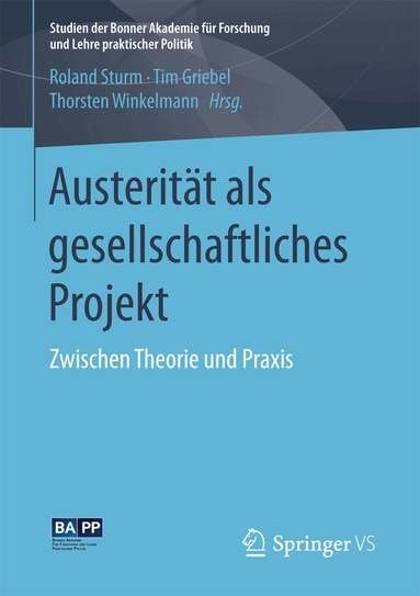 Roland Sturm, Tim Griebel, Thorsten Winkelmann - Austerität als gesellschaftliches Projekt, Häftad