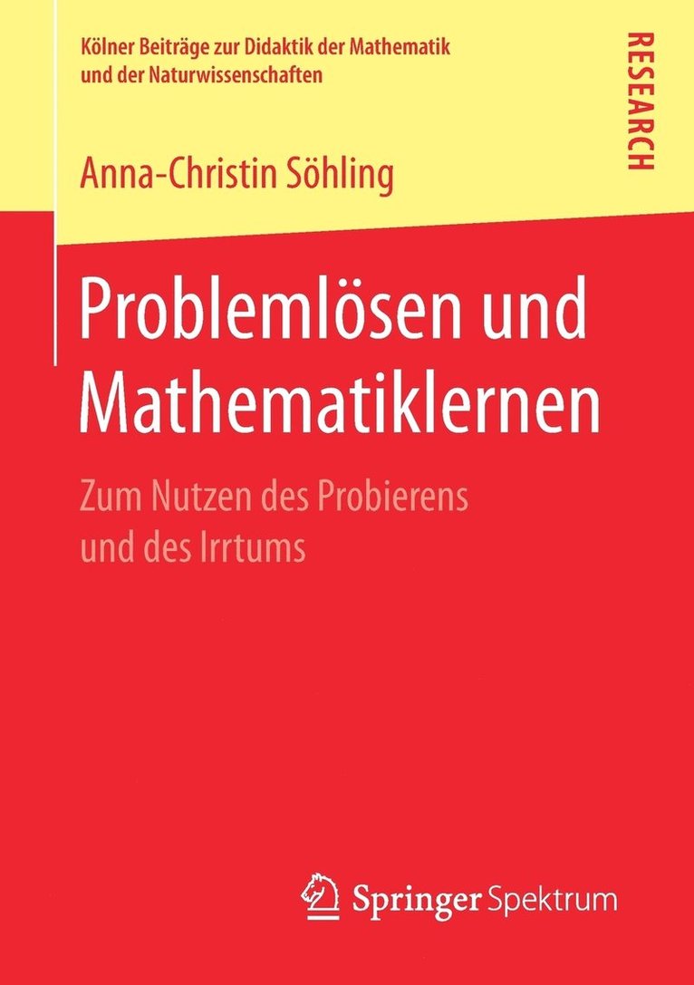 Problemlsen und Mathematiklernen 1