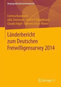 bokomslag Lnderbericht zum Deutschen Freiwilligensurvey 2014