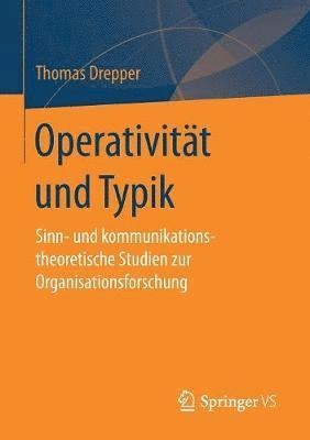 bokomslag Operativitt und Typik