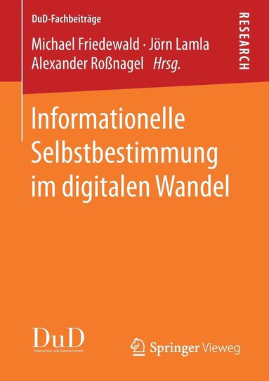 bokomslag Informationelle Selbstbestimmung im digitalen Wandel