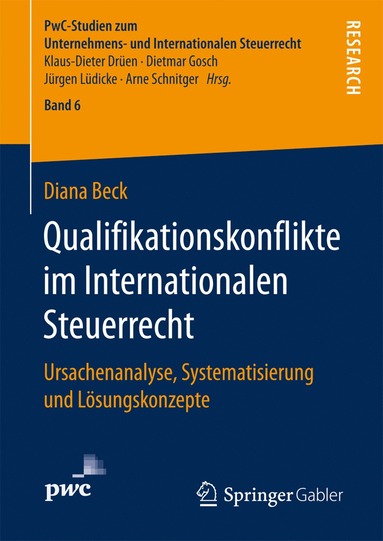 bokomslag Qualifikationskonflikte im Internationalen Steuerrecht