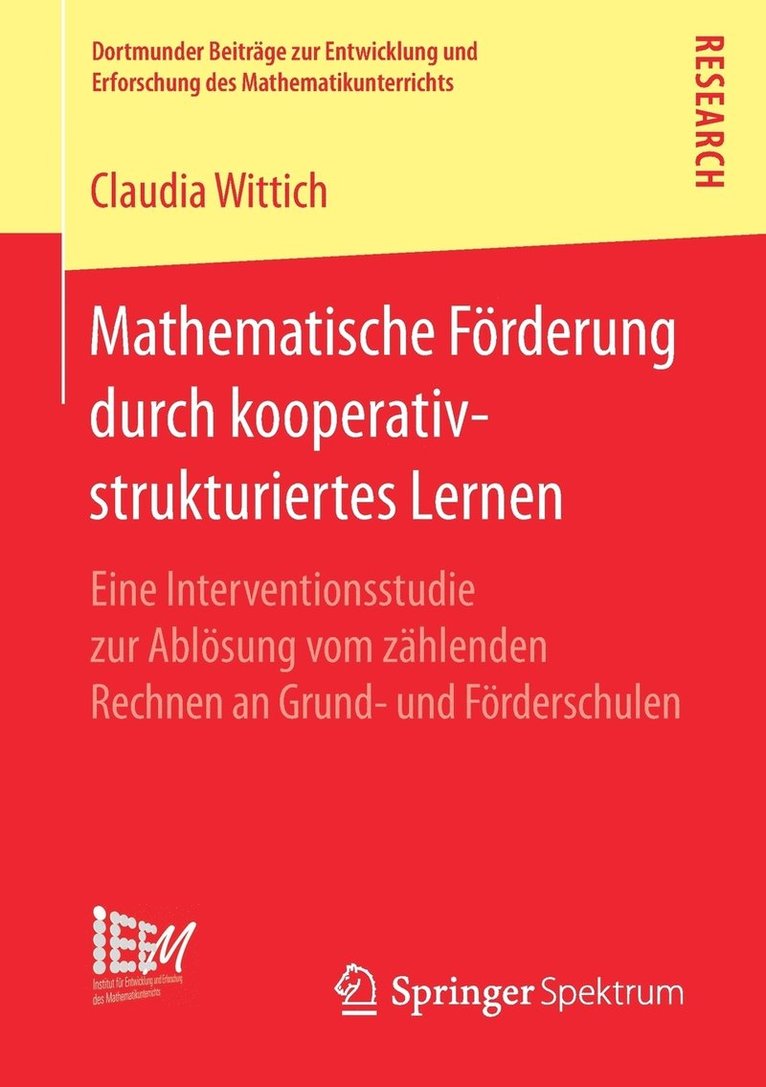 Claudia Wittich - Mathematische Förderung durch kooperativ-strukturiertes Lernen, Häftad