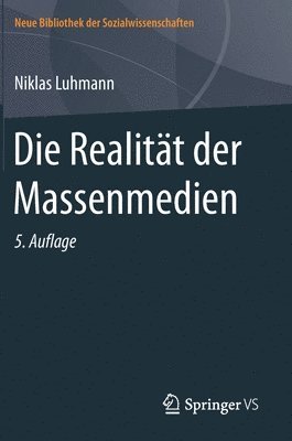 bokomslag Die Realität der Massenmedien