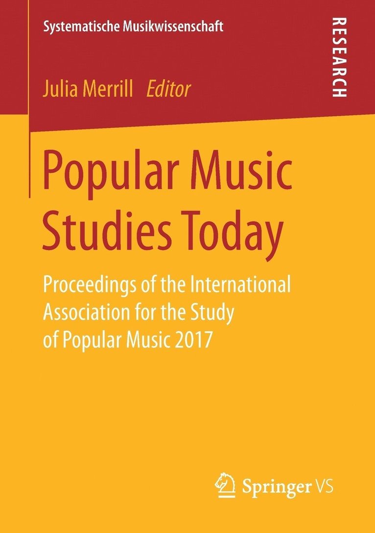 Popular Music Studies Today 1