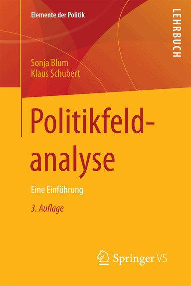 Sonja Blum, Klaus Schubert - Politikfeldanalyse, Häftad