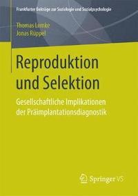bokomslag Reproduktion und Selektion