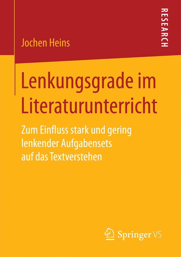 Jochen Heins - Lenkungsgrade im Literaturunterricht, Häftad