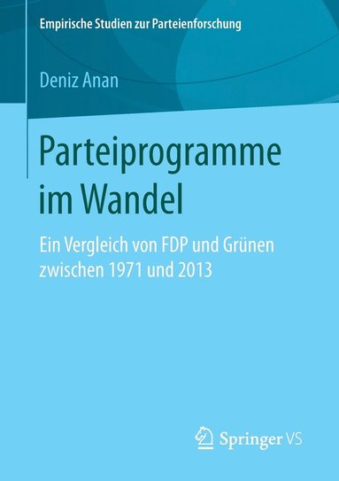 bokomslag Parteiprogramme im Wandel