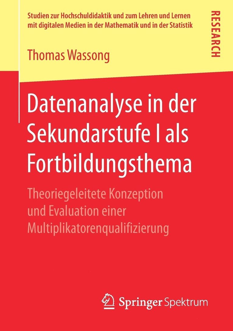 Datenanalyse in der Sekundarstufe I als Fortbildungsthema 1