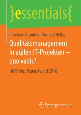 bokomslag Qualittsmanagement in agilen IT-Projekten  quo vadis?