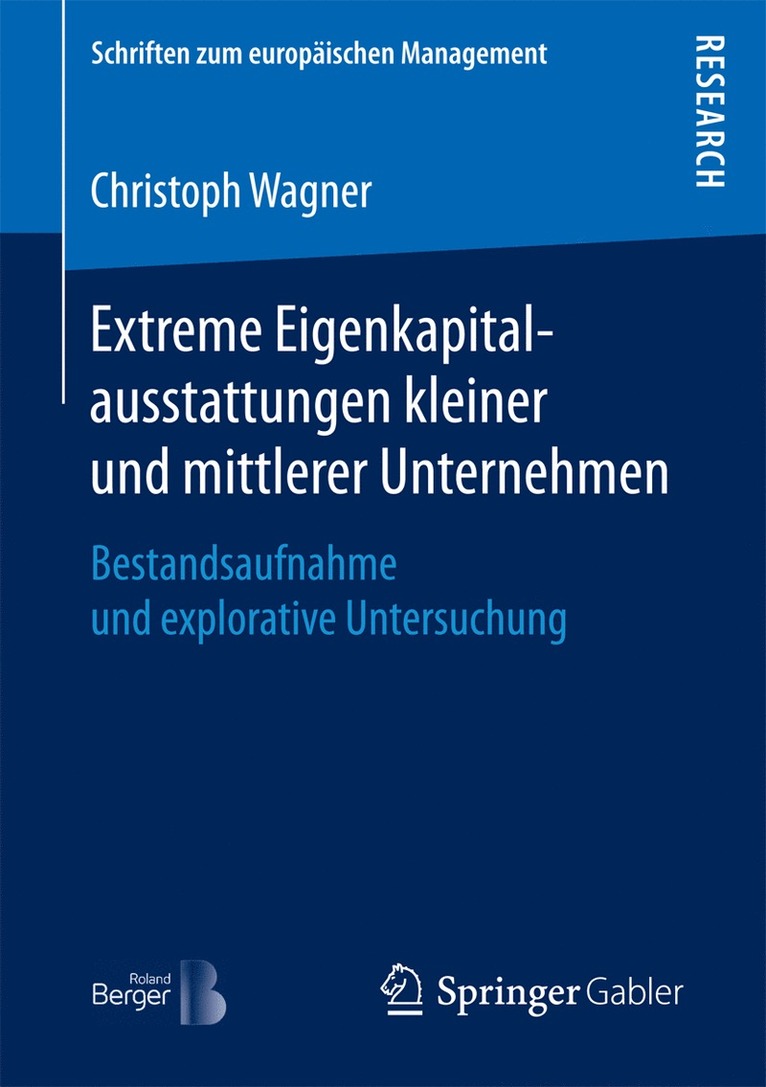 Christoph Wagner - Extreme Eigenkapitalausstattungen kleiner und mittlerer Unternehmen, Häftad