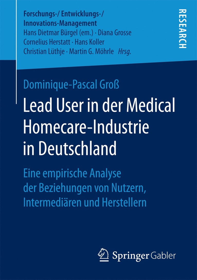 Dominique-Pascal Groß - Lead User in der Medical Homecare-Industrie in Deutschland, Häftad