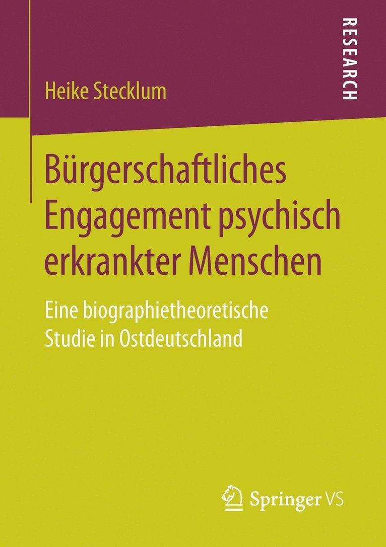 Brgerschaftliches Engagement psychisch erkrankter Menschen 1