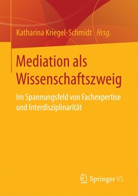 bokomslag Mediation als Wissenschaftszweig