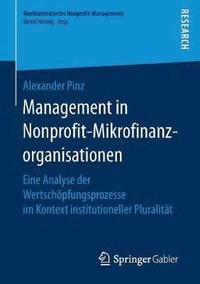 bokomslag Management in Nonprofit-Mikrofinanzorganisationen