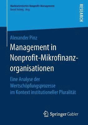 Management in Nonprofit-Mikrofinanzorganisationen 1