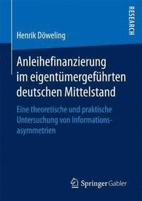 bokomslag Anleihefinanzierung im eigentmergefhrten deutschen Mittelstand