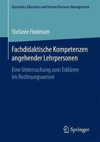 bokomslag Fachdidaktische Kompetenzen angehender Lehrpersonen