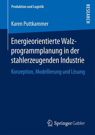 bokomslag Energieorientierte Walzprogrammplanung in der stahlerzeugenden Industrie