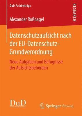 bokomslag Datenschutzaufsicht nach der EU-Datenschutz-Grundverordnung