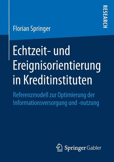 bokomslag Echtzeit- und Ereignisorientierung in Kreditinstituten