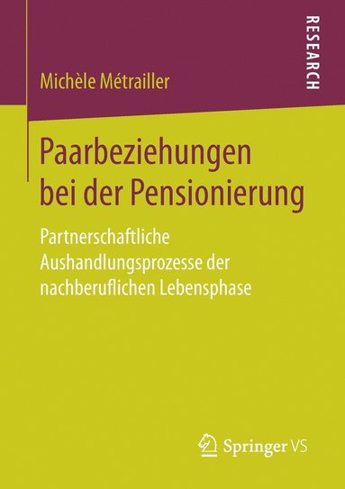 bokomslag Paarbeziehungen bei der Pensionierung