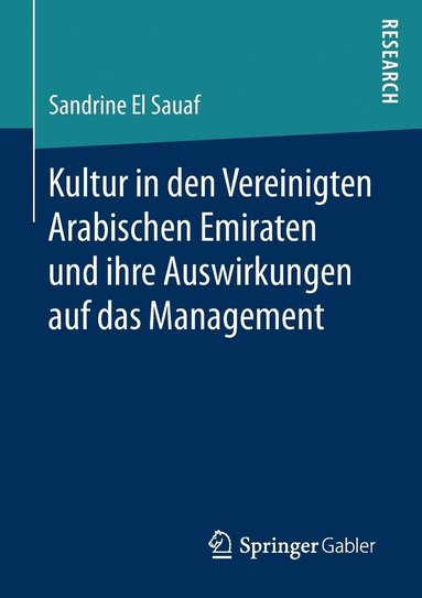 bokomslag Kultur in den Vereinigten Arabischen Emiraten und ihre Auswirkungen auf das Management