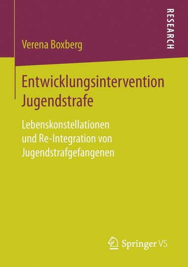 bokomslag Entwicklungsintervention Jugendstrafe