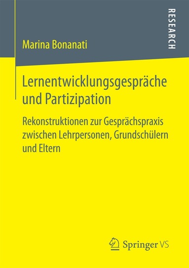 Marina Bonanati - Lernentwicklungsgespräche und Partizipation, Häftad