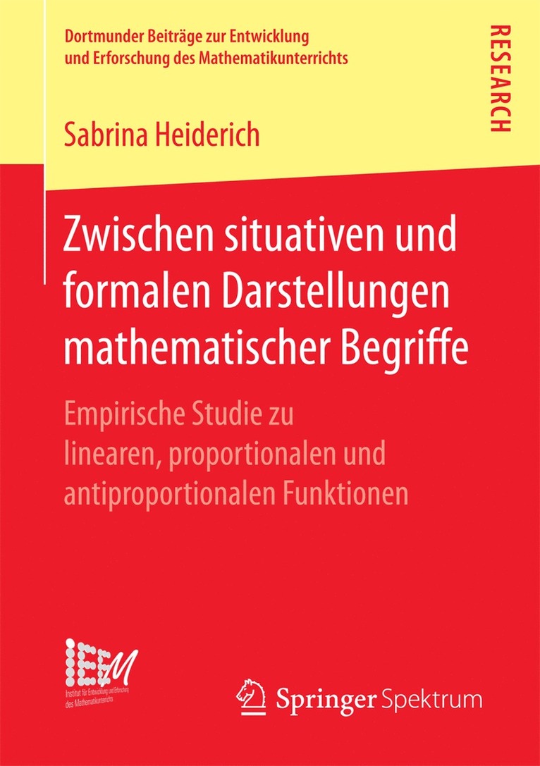 Zwischen situativen und formalen Darstellungen mathematischer Begriffe 1